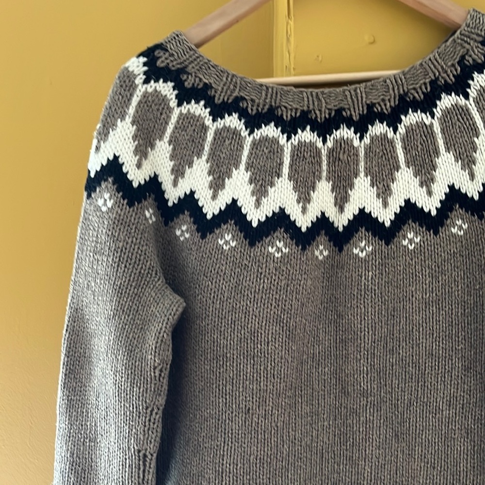 Fair isle vintage sweater